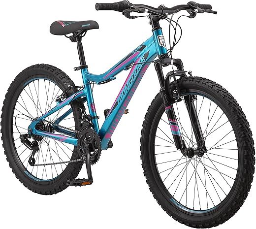 Mongoose 21-Speed Hardtail Mountain Bike, 24-29 Inch Wheels