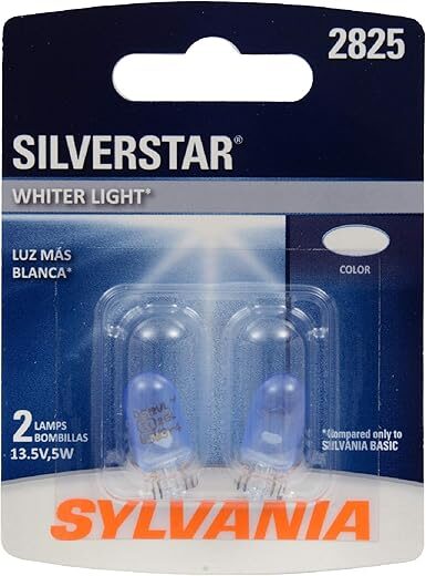 SYLVANIA 2825 SilverStar Mini Bulb – Brighter Light