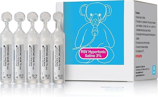 NAVEH PHARMA 3% Hypertonic Saline Solution For Nebulizers