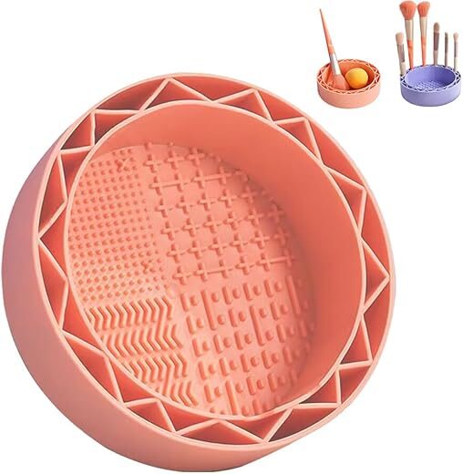 larkeey 3 In-1 Makeup Brush Cleaner Mat