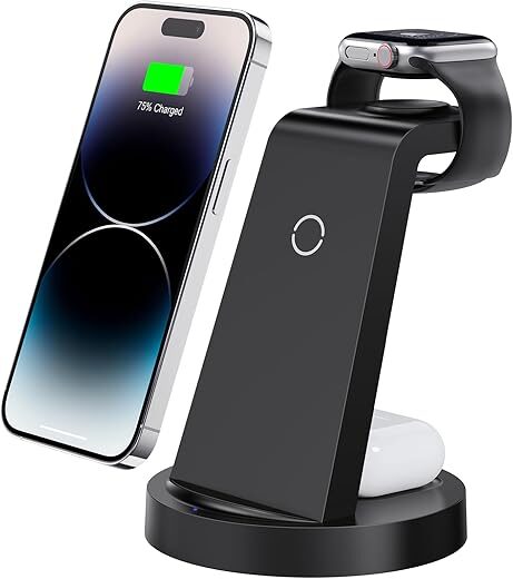 Anlmz 3 in 1 Wireless Charging Station
