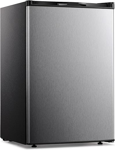 Kismile 3.0 Cu.ft Upright Mini Freezer with Adjustable Shelves