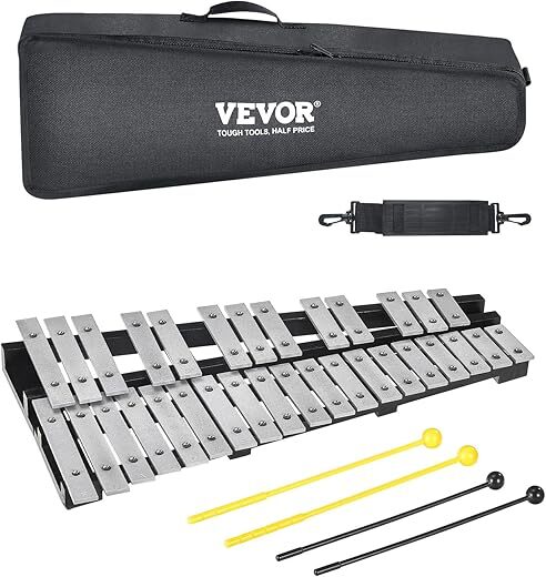VEVOR 32 Note Glockenspiel Xylophone Percussion Kit