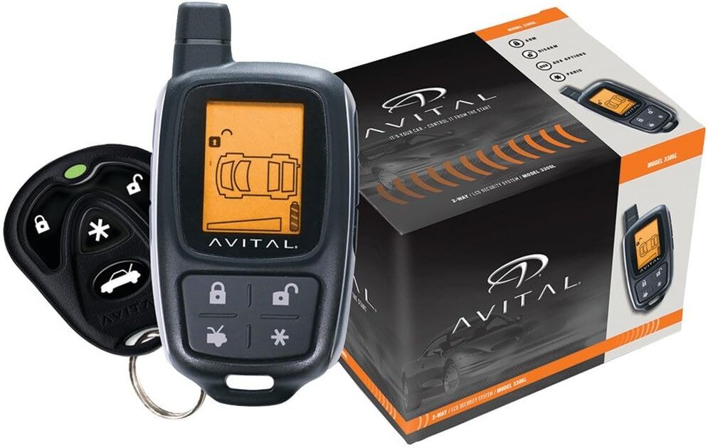 Avital 3305L 2-Way LCD Security System