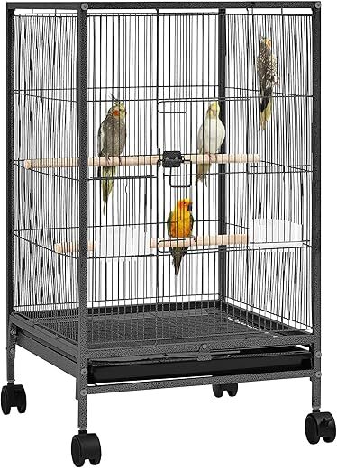 Yaheetech 35 Inch Wrought Iron Bird Cage