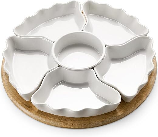 DOWAN 360° Rotatable Divided Serving Tray