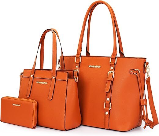 Montana West 3PCS Purses Tote Purse Wallet Set