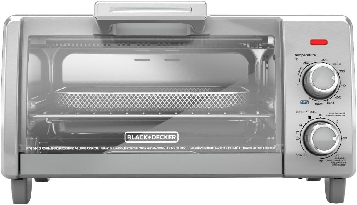 BLACK+DECKER 4-Slice Air Fry Toaster Oven