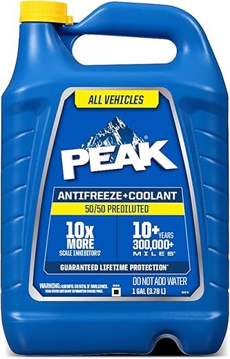 PEAK 50/50 Prediluted Antifreeze And Coolant