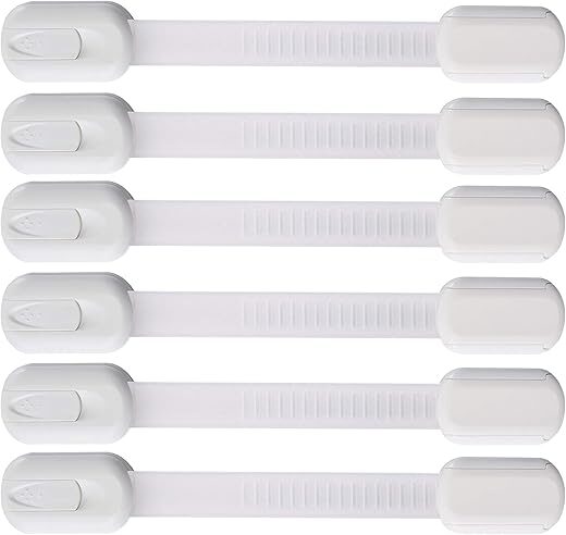 vmaisi 6 Pack Multi-Use Adhesive Straps Locks