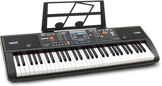Plixio 61-Key Digital Electric Piano Keyboard