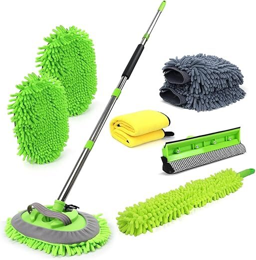 HITJOY 62” Car Wash Brush Kit 11PCS