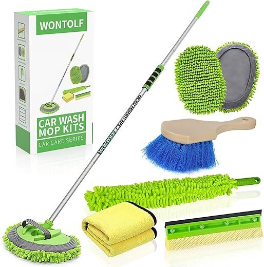 Wontolf 62” Car Wash Brush Kit