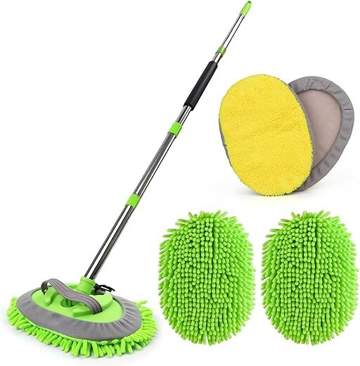 FIDISP 62” Microfiber Car Wash Brush Kit