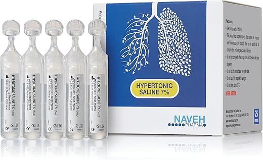 NAVEH PHARMA 7% Hypertonic Saline Solution For Nebulizer