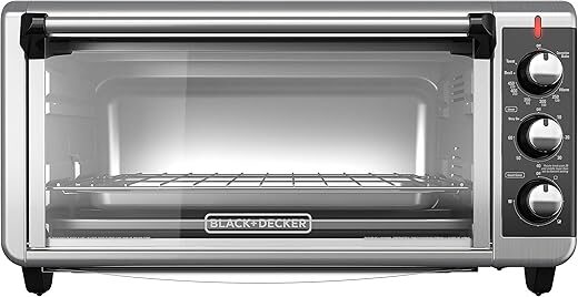 BLACK+DECKER 8-Slice Extra Wide Convection Toaster Oven