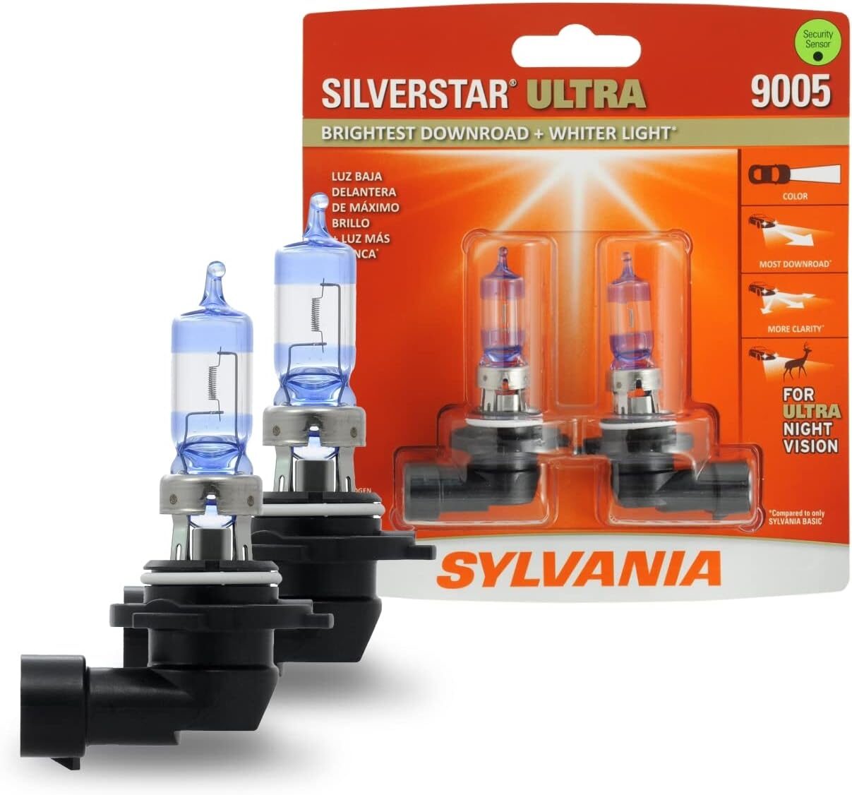 SYLVANIA 9005 SilverStar Ultra Halogen Headlight Bulb