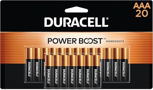 DURACELL AAA Batteries With Power Boost, 20 Count