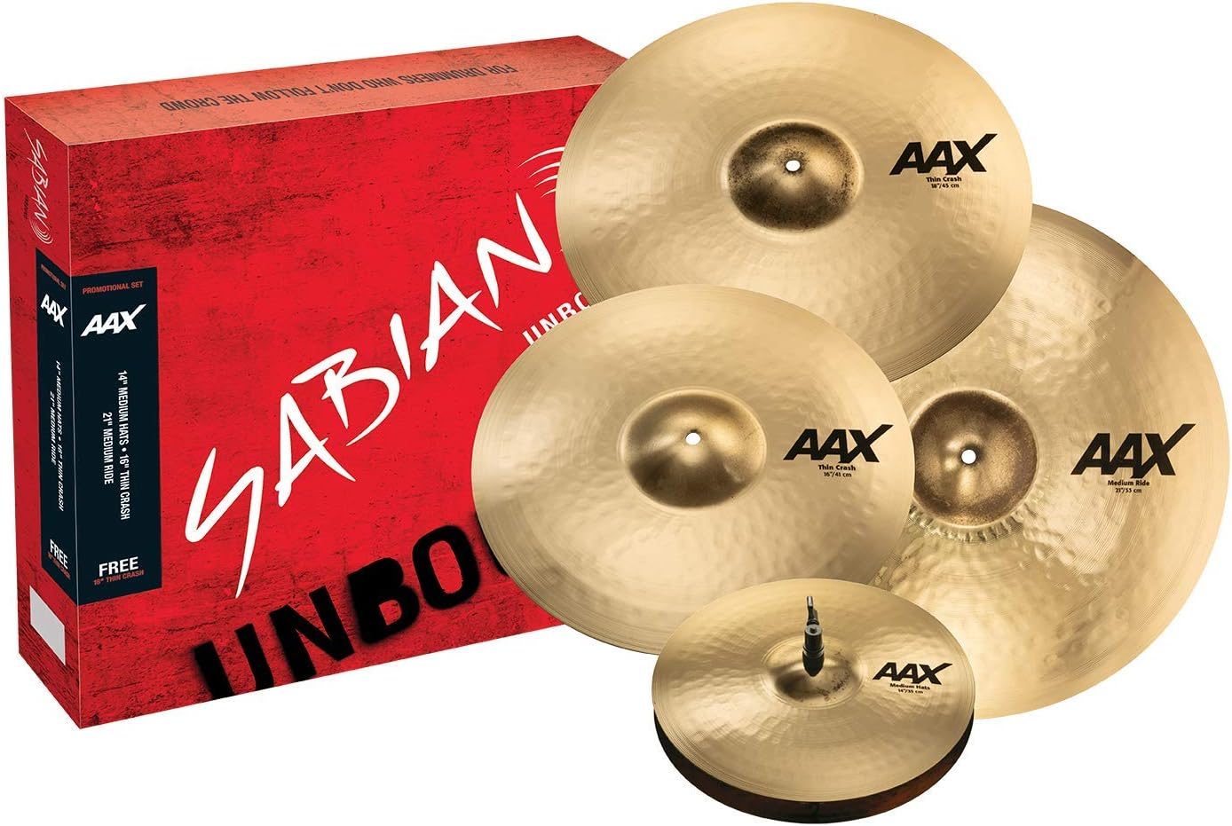 Sabian AAX Cymbal Set Thin Crash (25005XCPB)