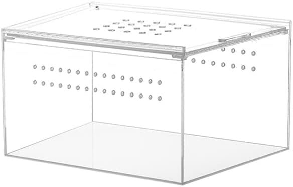 NANEEZOO Acrylic Reptile Breeding Box 5x4x3 Inch