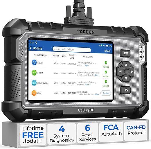 TOPDON AD500 OBD2 Scanner Car Code Reader