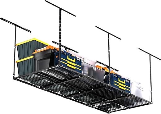 Soywey Adjustable 3 x 8FT Overhead Garage Rack