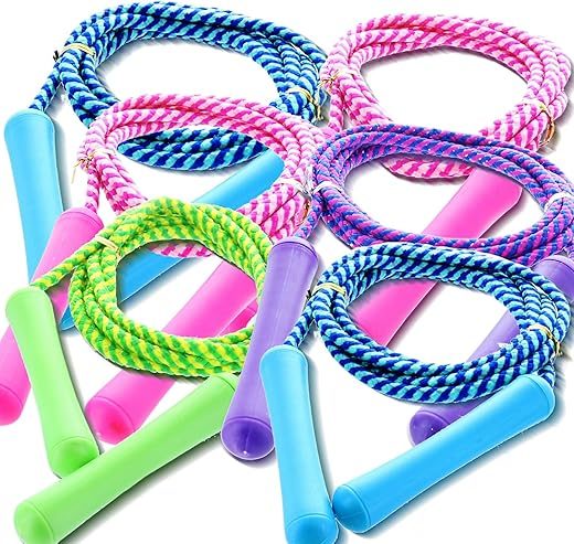 GiftExpress Adjustable Colorful Jump Rope For Kids