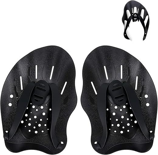 SantTop Adjustable Contour Swim Training Paddles