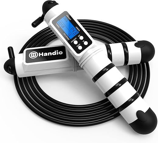 H HANDIO Adjustable Jump Rope with Counter