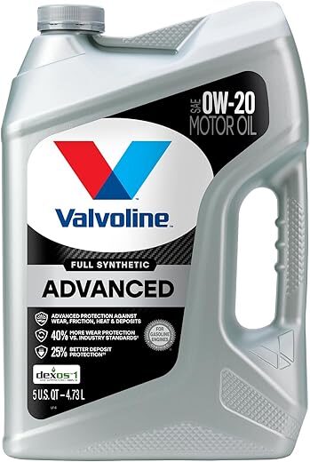 Valvoline Advanced Full Synthetic SAE 0W-20 Motor Oil