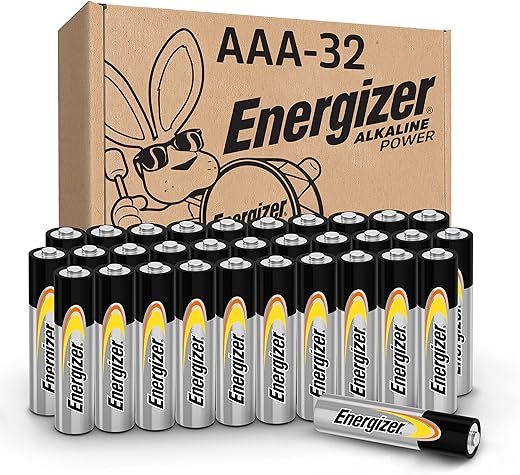 Energizer Alkaline AAA Batteries 32 Count Pack