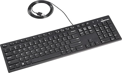 Amazon Basics Amazon Basics Low-Profile USB Keyboard