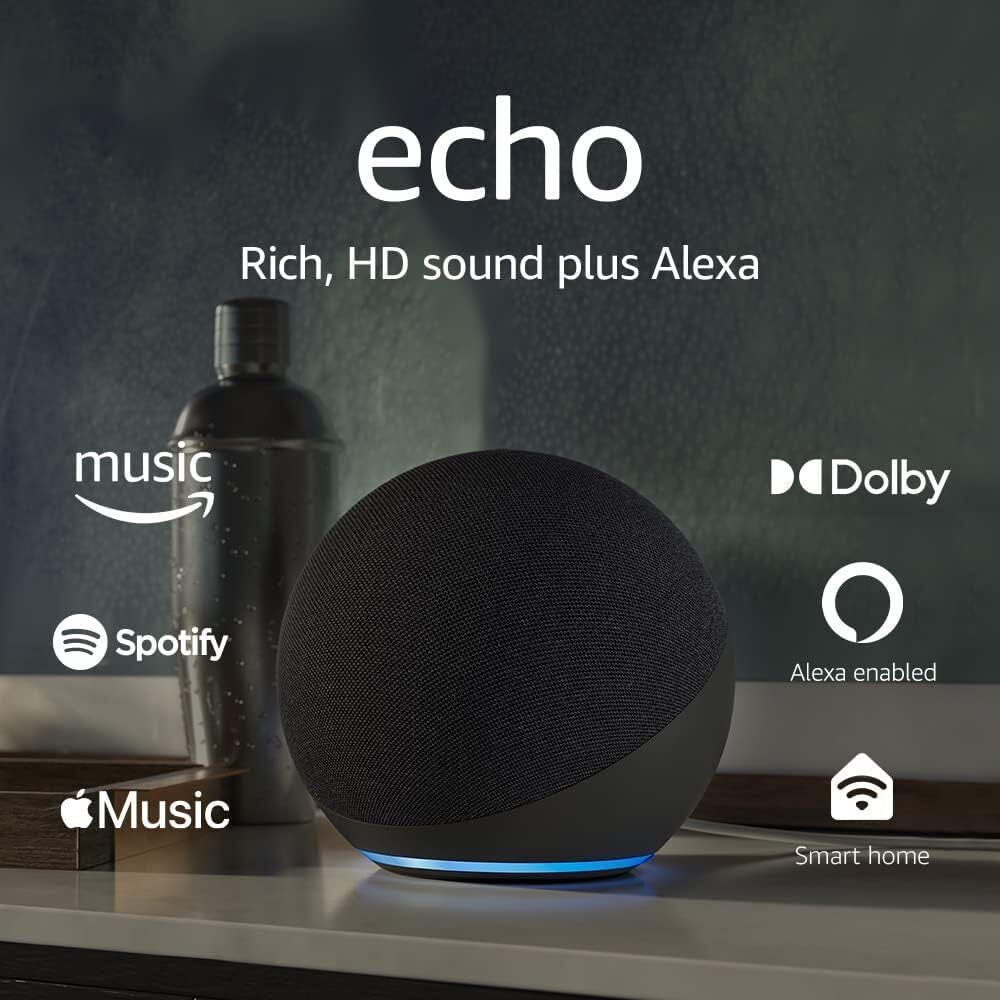 Amazon Echo 4th Gen | Charcoal