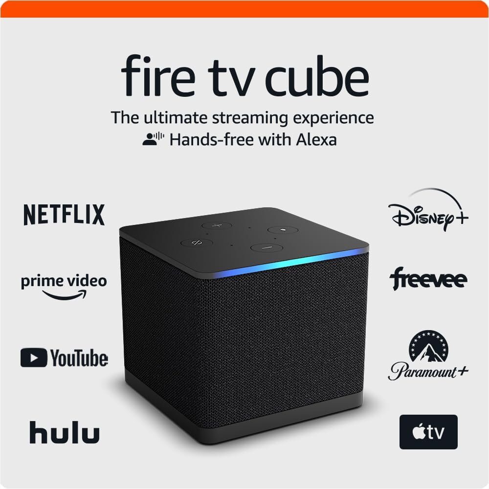 Amazon Fire TV Cube, 4K Ultra HD
