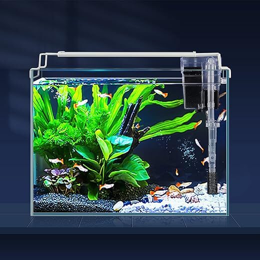 LAQUAL Aquarium Starter Kit (3 Gal), Rimless