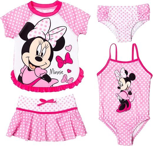 Disney Ariel Frozen Minnie Mouse Swim Set