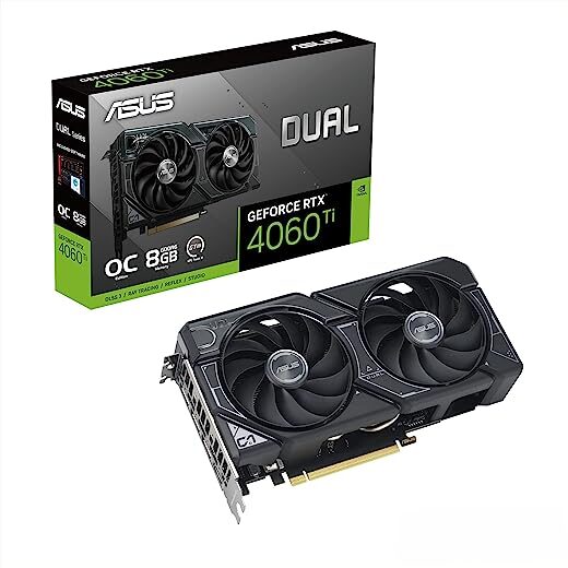 Asus Dual RTX 4060 Ti OC V2 Graphics