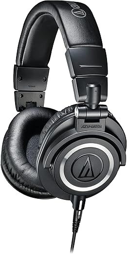 Audio-Technica ATH-M50X Professional Studio Monitor Headphones
