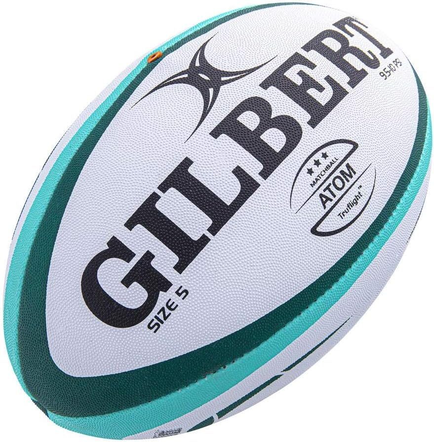Gilbert Atom Rugby Ball • Green • Size 5