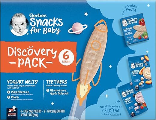 Gerber Baby Snacks Discovery Pack Variety (6)
