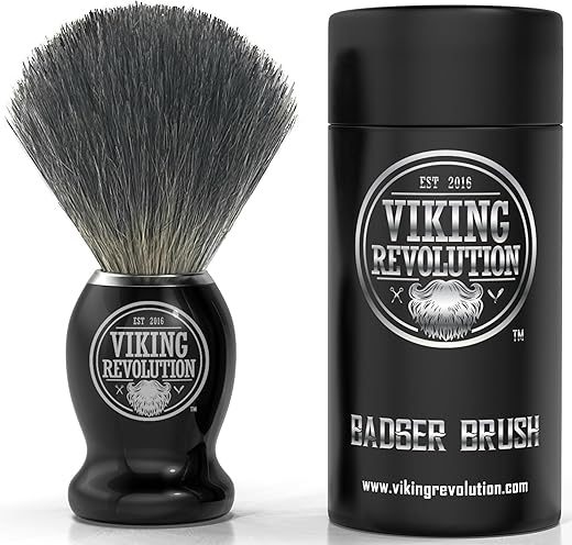 Viking Revolution Badger Hair Shaving Brush For Wet Shave