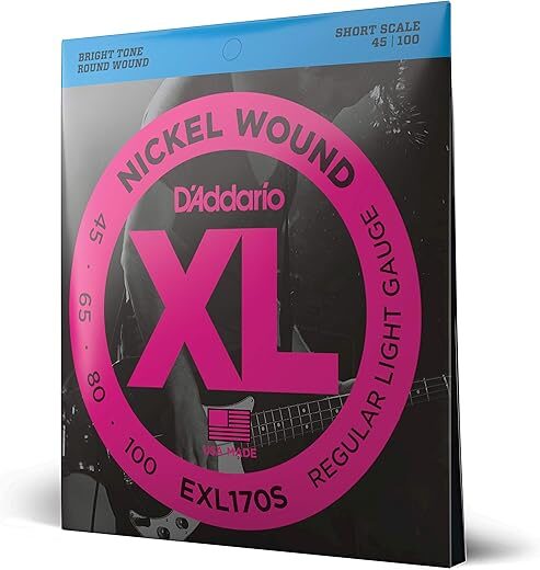 D’Addario Bass Guitar Strings – EXL170S – 45-100
