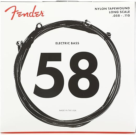 Fender Bass Strings, Nylon Tapewound, Long Scale 9120M