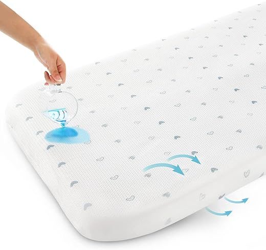Biloban Bassinet Mattress Pad, Waterproof Baby Foam