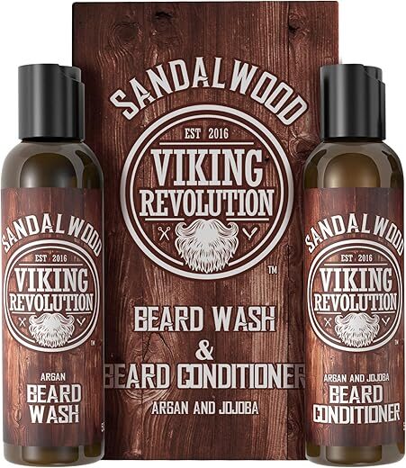 Viking Revolution Beard Wash & Conditioner Set – 5oz
