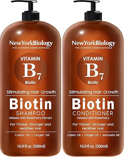 New York Biology Biotin Shampoo and Conditioner