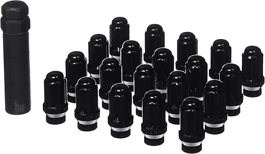 GORILLA Black 12mm x 1.50 Chrome 5-Lug Kit