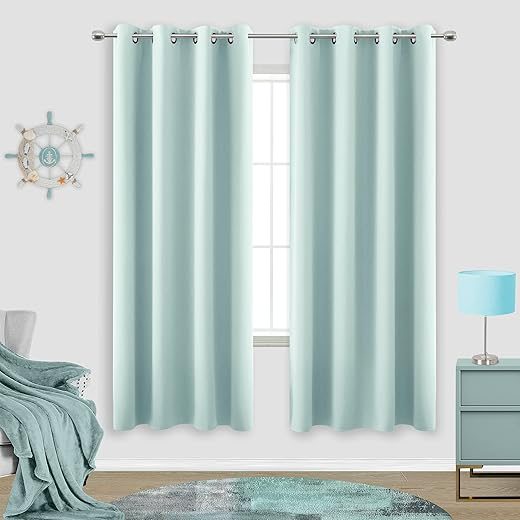 Blackout Kids Curtains 63 Inch Length