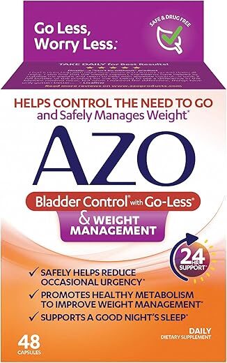 AZO Bladder Control Go-Less & Weight Management Supplement