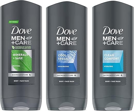 Dove 3 Body And Face Wash